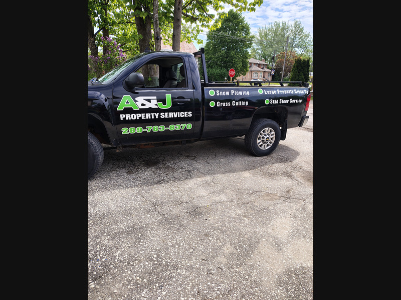 Vehicle Wrap – AJ Property Truck