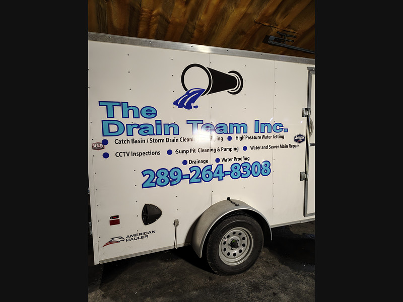 Vehicle Wrap – Drain Team Trailer