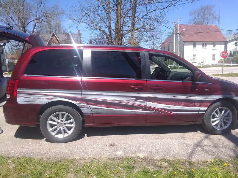 Vehicle Wrap – Red Van
